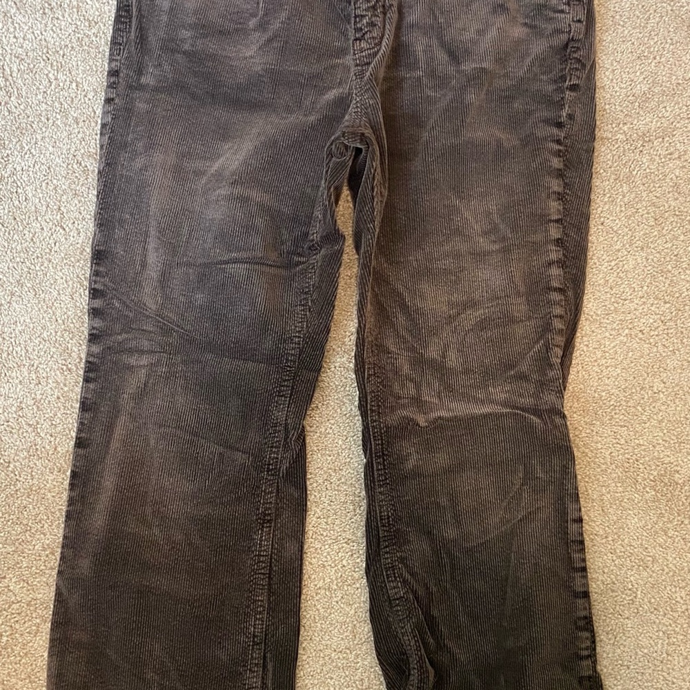 Anthropologie Brown Corduroy Pants
